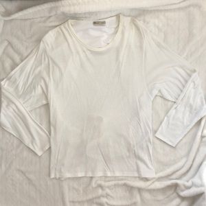 Zara long-sleeve and open back tee